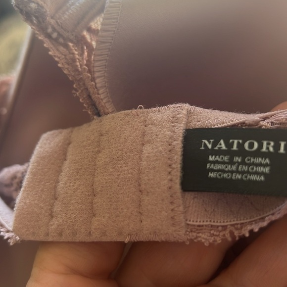 🆕 NATORI Feathers contour underwire bra in antique pearl pink (light mau… - Picture 6 of 10